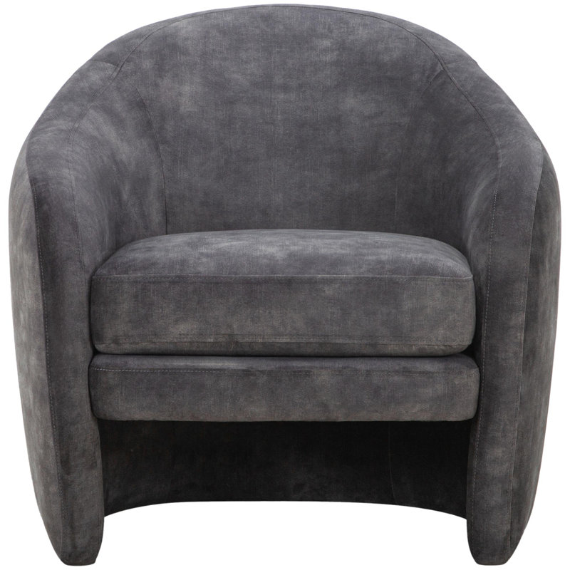 Conan Accent Chair, Hatcher Gray Polyester