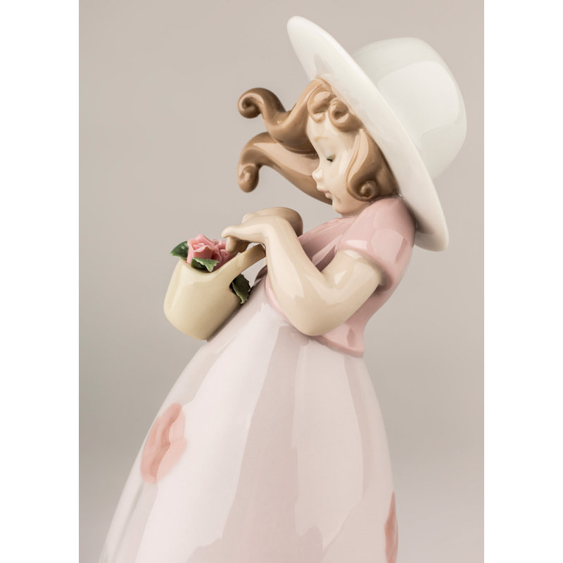 Little Rose Girl Figurine