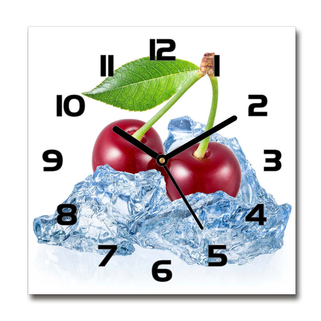 Analoge Wanduhr Cherry with Ice 60 cm Geräuschlos