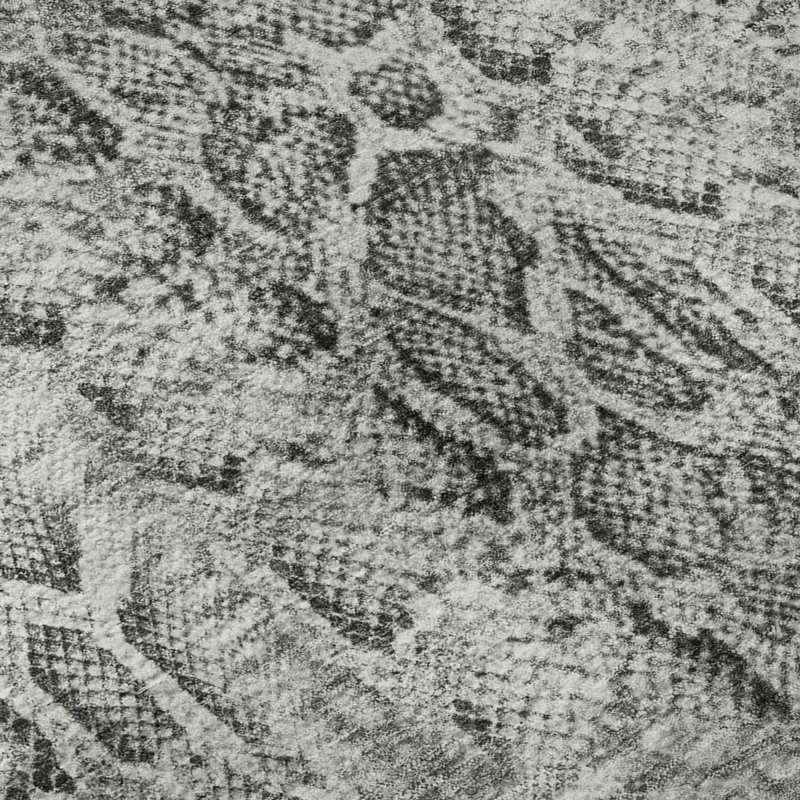 Premium Machine Washable Mayfield  Animal Rug, Gray, 8' x 10'
