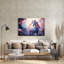 Art mural en verre épique «Fantasy Unicorn 3» par Momart-106418603