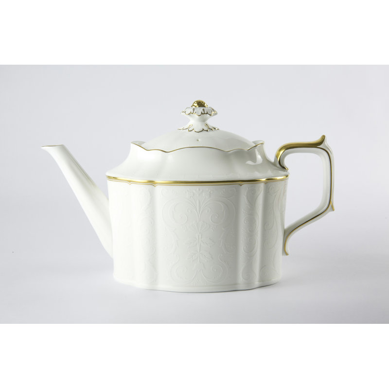 Darl Abbey 30.77 -oz. Bone China Teapot