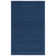 Amira Solid Color Handwoven Wool/Cotton Area Rug in Navy / Blue