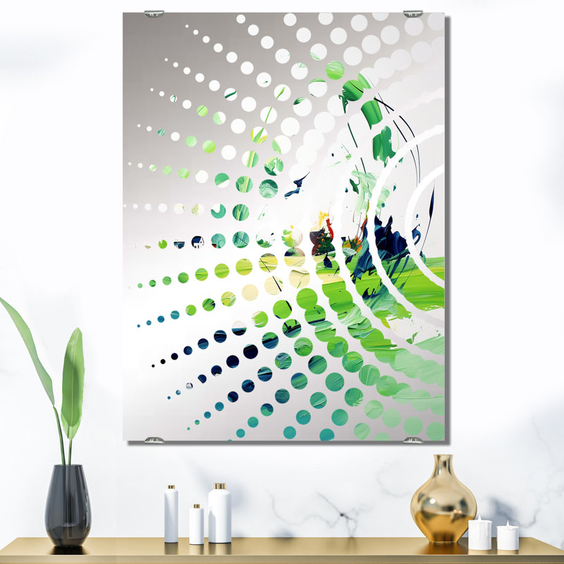 Chessica - Miroir mural décoratif abstrait MIR137888, 40 po x 30 po
