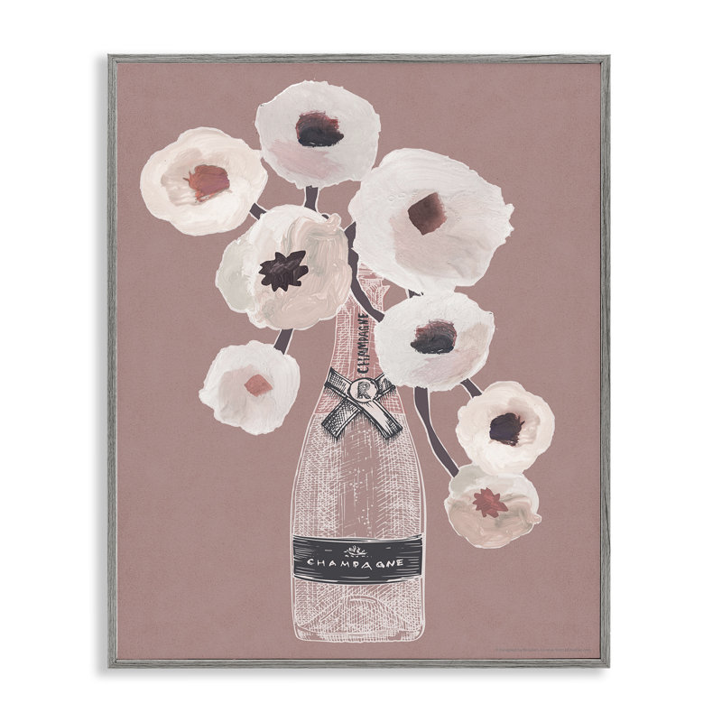 «White Poppies Champagne», art giclée par Reinders, Estampe numérique Farmhouse, H 20 po x l 16 po