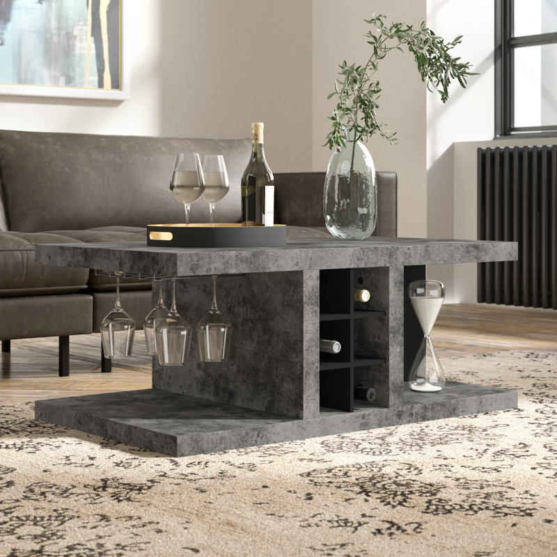 Yoan Solid Coffee Table with Storage