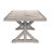 Danny Rectangular Metal Outdoor Dining Table With Umbrella Hole , 84.25'' in. W 42.13'' in. D