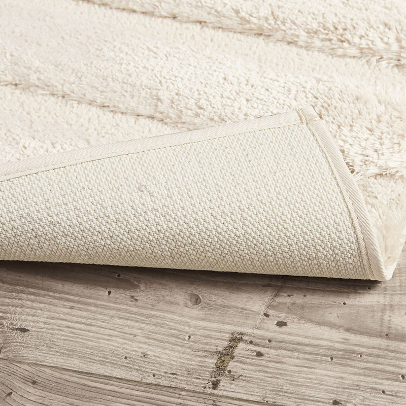 24X58" Bath Rug, , , Stripe Design, Fade , Sheen, Non-Skid Backing 24"W X 58"L , Stripe, , & Stain Machine Washable