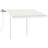 VidaXL White Metal Awning for Awning-94544253-94544256