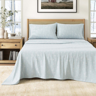 100% Turkish Cotton Flannel Lodge Sheet Sets