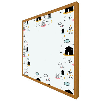 Melisande Scandy Doodle 1 Piece Single Picture Frame Wall Art