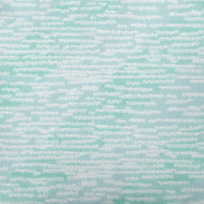 Housse de coussin d'extérieur carré en tricot Beach, 20 po x 20 po, Turquoise