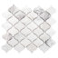 Carreau de mosaïque de marbre et mosaïque 1 "x 1" Santorini
