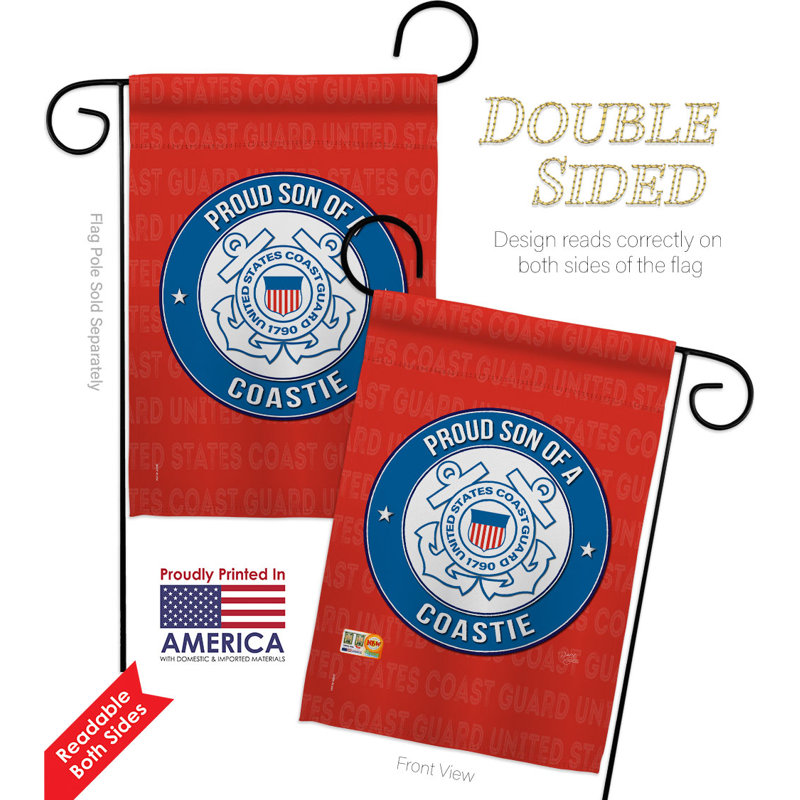 Double Sided Polyester House Flag, 18.5" H x 13" W