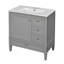 Meuble-lavabo 30 po avec lavabo en céramique-816107834-816107839