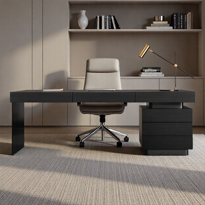 Bureau d'étude pour bureau à domicile avec tiroirs