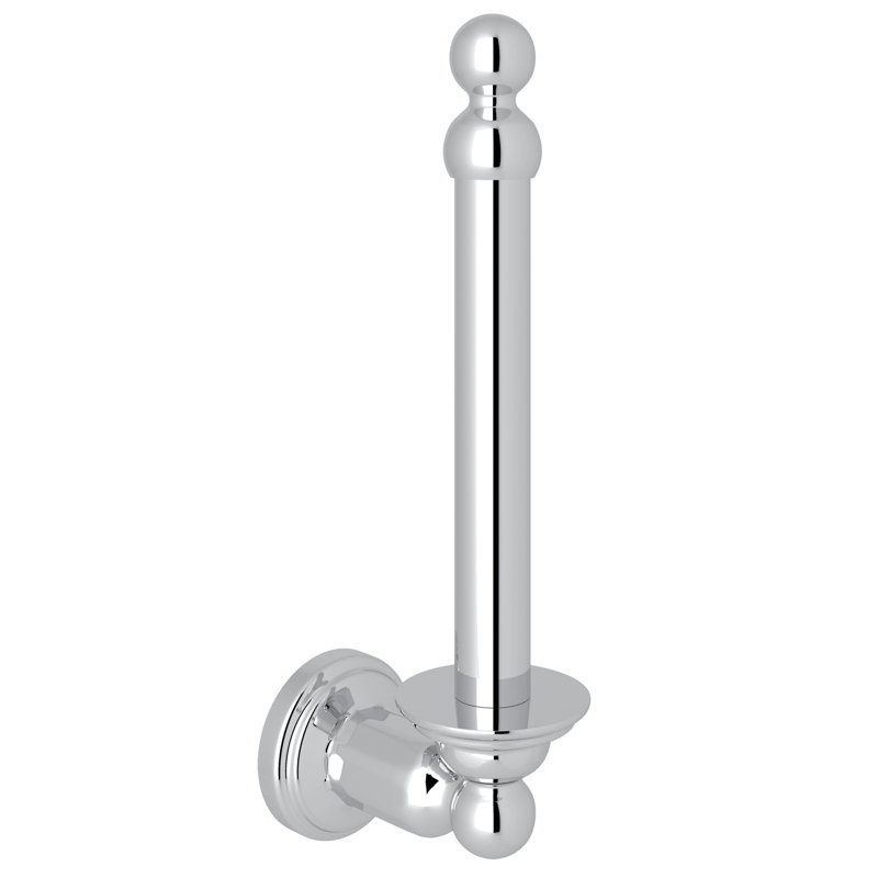 Polished Nickel Wall Mount Spare Toilet Paper Holder