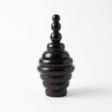 Ebony Wood Collection Wood Jar