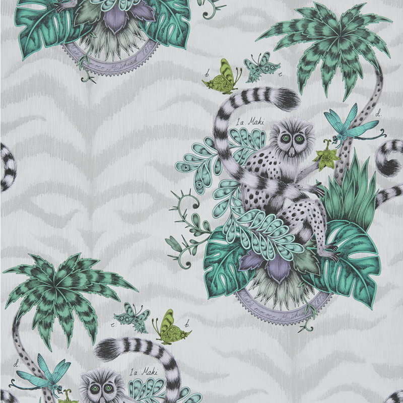 Lemur, Green/White