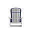 Chaises Adirondack pliantes intérieures / extérieures avec coussins Rangins-883845923