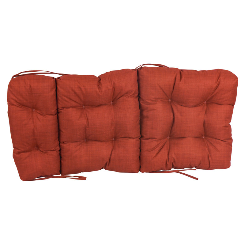 Outdoor Seat / Back Cushion, 20" W x 42" D, Cinnamon