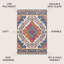 Lathan Power Loom Blue/Yellow/Cream Rug-1636148561