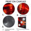 Monochromes rouges et gris Power Surge Power Plant II - centrales électriques, impression d'art mural-1852139749-1852139757