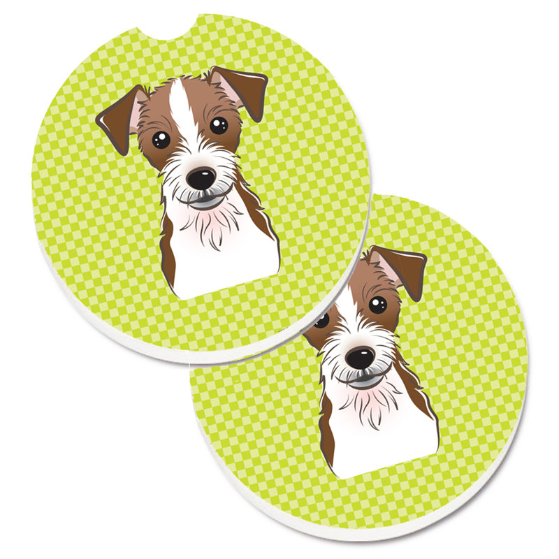 Sous-verre Retriever, Vert lime, Jack Russell terrier brun foncé