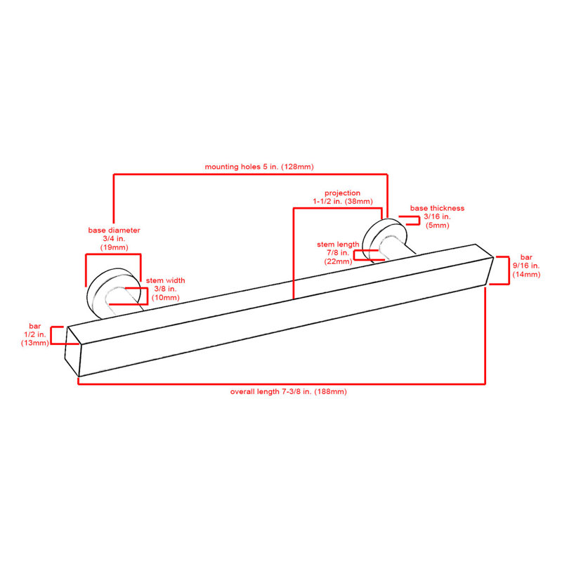 Empire 5" Center to Center Bar Pull