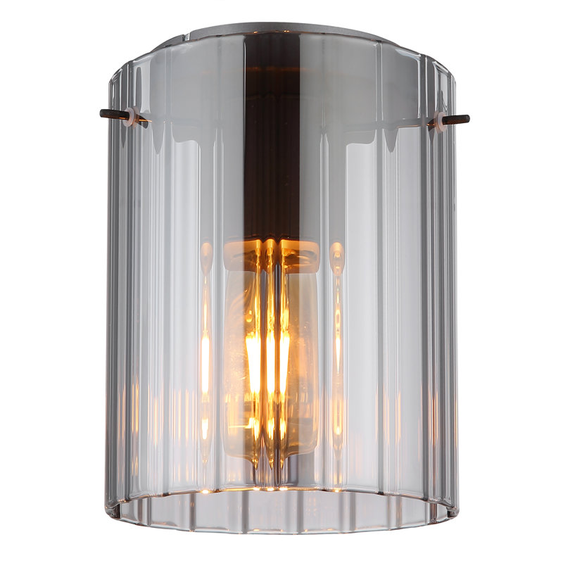 Cotie Flush Mounted Sconce, Black
