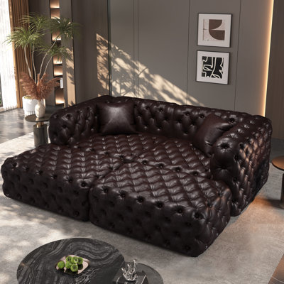 Modern Modular Sectional Sofa with Handcrafted Tufting