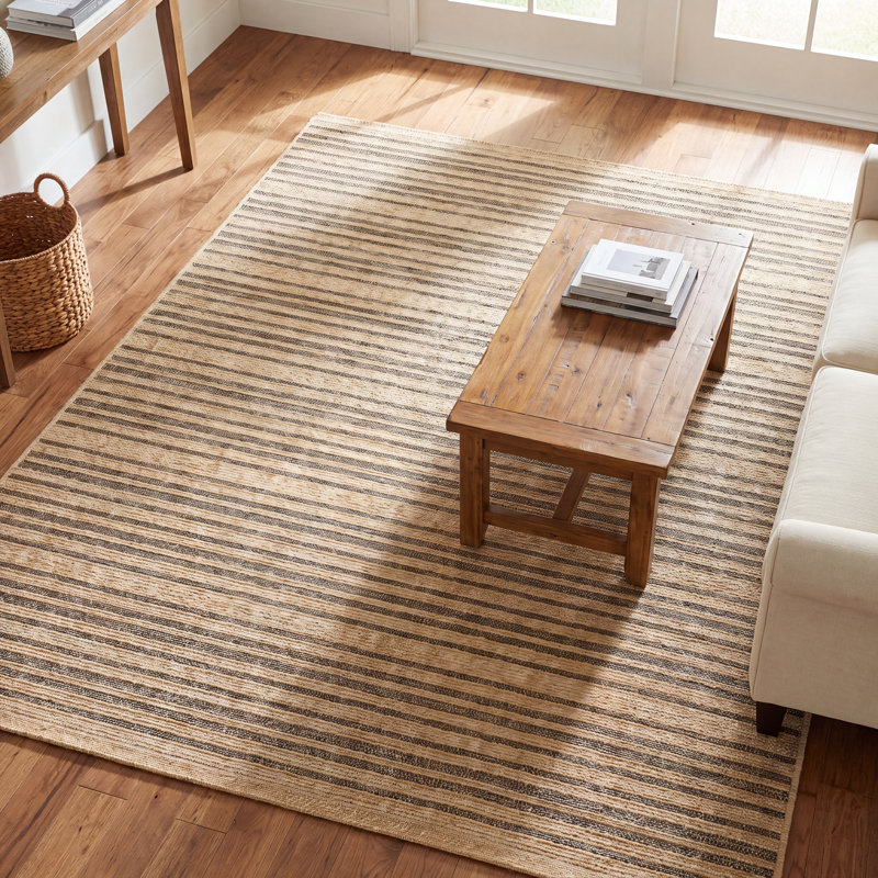 Abbie Striped Indoor / Outdoor Rug, Rectangle 5'1" x 6'10"