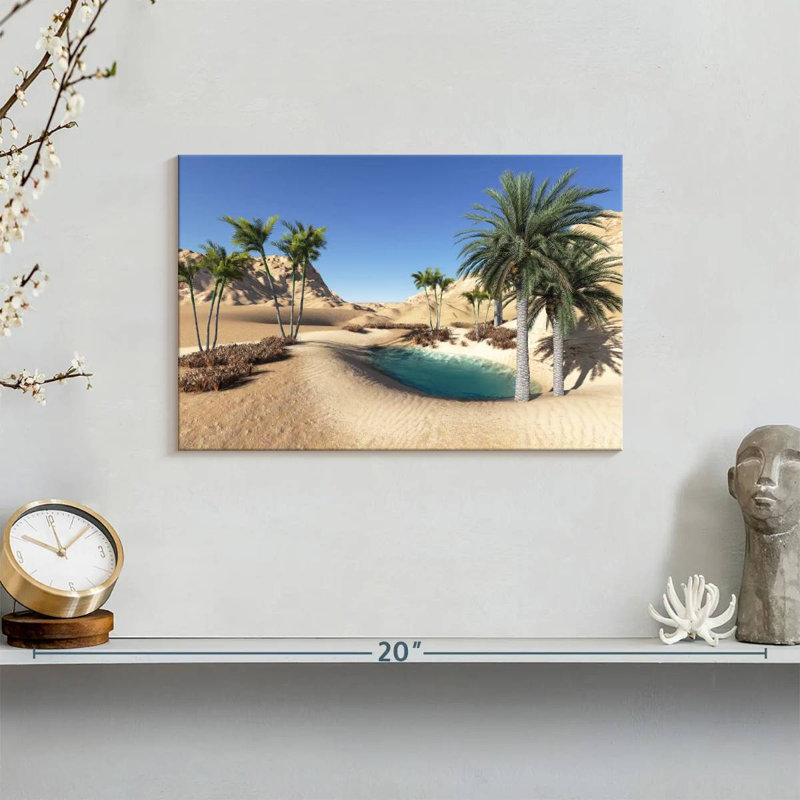 Alvord Oasis In The Desert, 8" H x 12" W