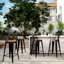 Tabouret d'extérieur en métal Kiamani -42830224