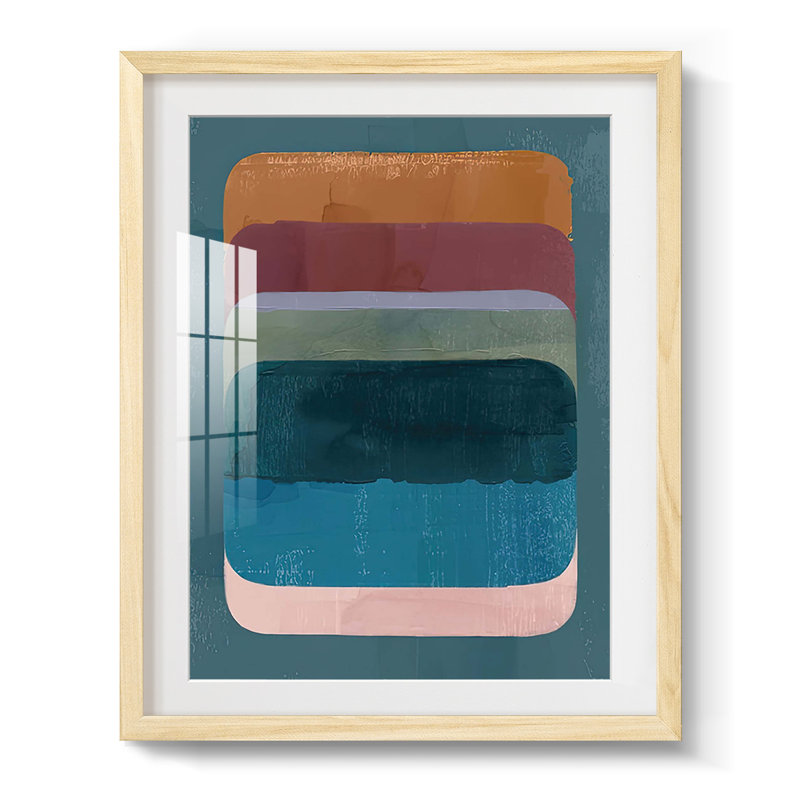Palette formation II - impression encadrée, Naturel, H 28,5 po x l 20,5 po