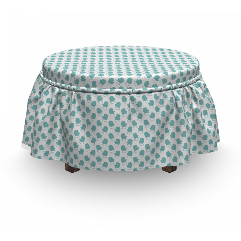 Box Cushion Ottoman Slipcover
