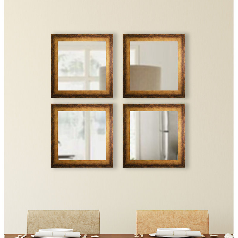 Ensemble 4 pièces de miroirs traditionnels