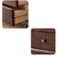 Crédence de rangement en bois massif de style américain 86,61 po
