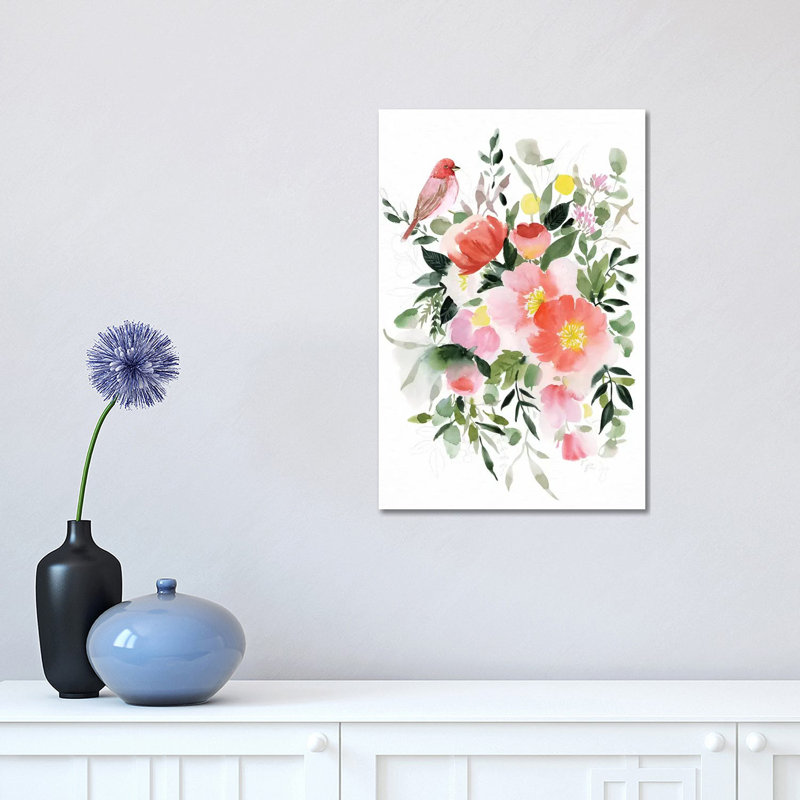 Happy Life III by Stephanie Ryan - Painting on Canvas, Wrapped Canvas, 45.72cm H x 30.48cm W x 1.91cm D