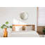 Huldar Glass Flat Wall Mirror