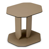 Side Table Maurizio Faux Leather