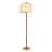 Masey 63.75" Cotton Shade Floor Lamp