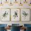 «Spring Song Blue Bird», ensemble de 3 peintures sur toile encadrées-1845700940-1845700943