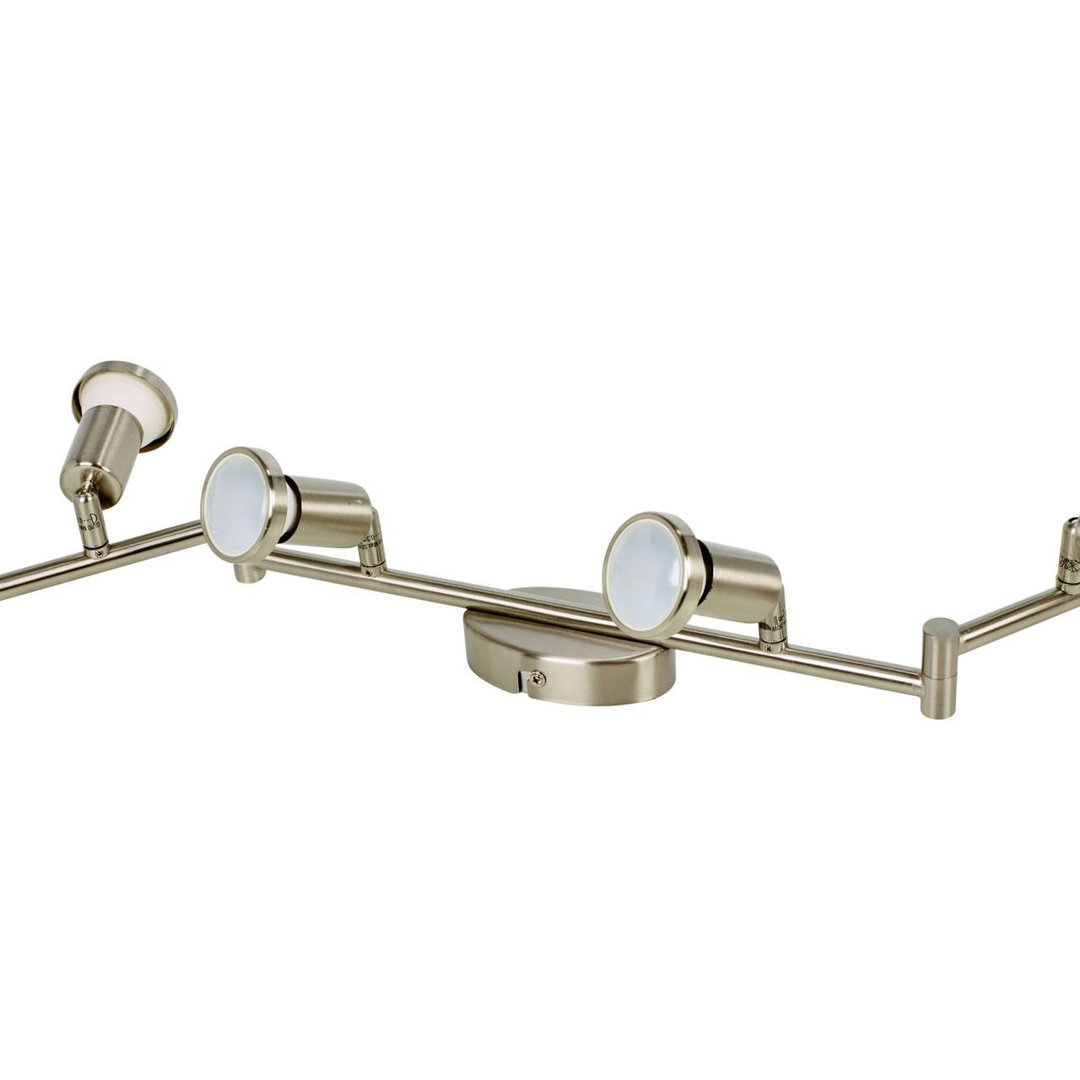 Urbnliving (6 Bulbs) Eglo Buzz-C Colour Changing Led Spotlight Bar Remote Control Adjustable Ceiling Light - Image 3