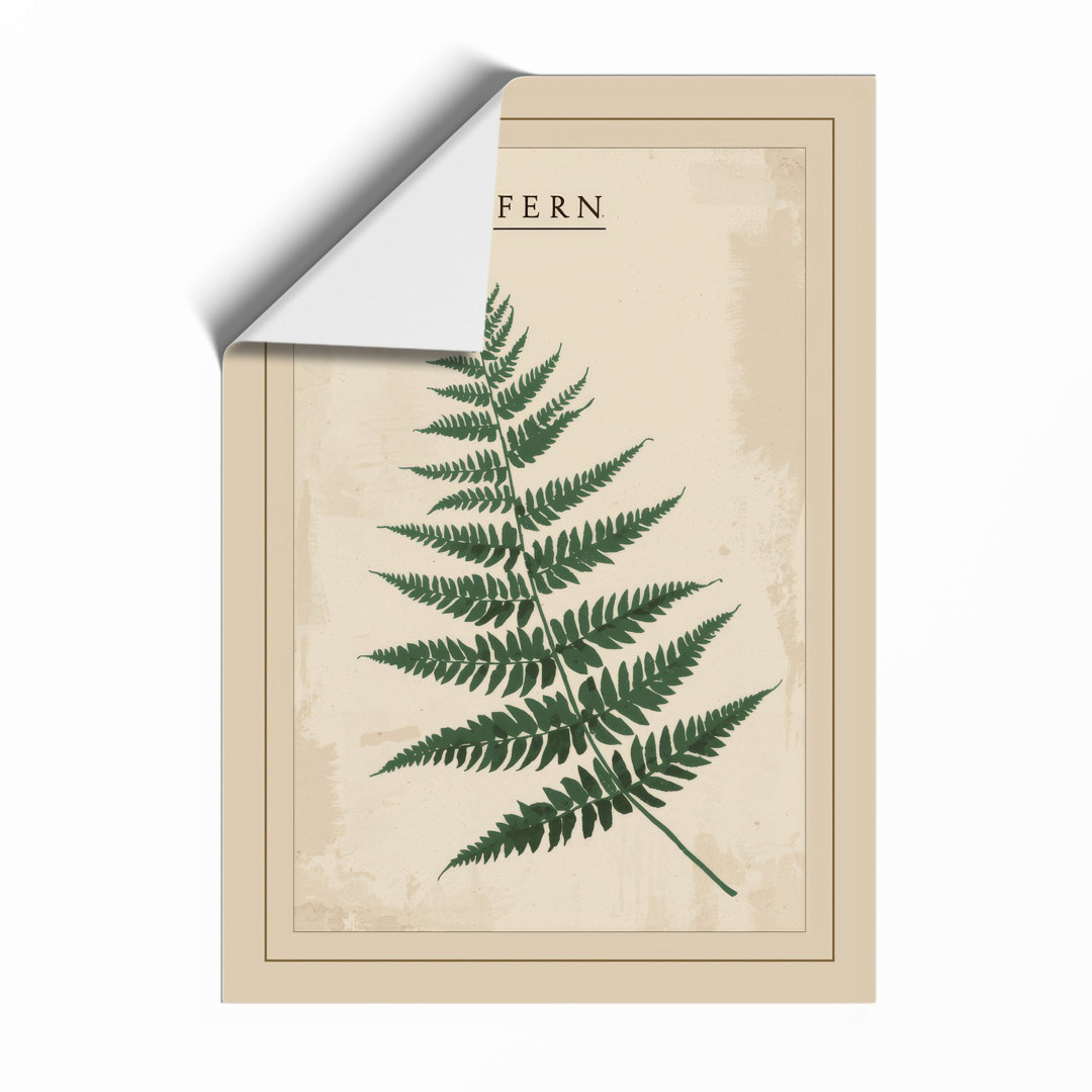 Fern Frond Botanical - Framed Print