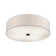 Flaire Linen Blend Semi Flush Mount
