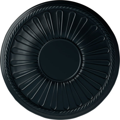 Médaillon de plafond Endurathane Anthony Harvest, DE 22 1/2 po x P 1 1/4 po (pour auvents jusqu'à 2 1/8 po), fini cuivre peint à la main