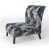 Cobalt Blue Scrollwork Swirls Victorian Pattern II selected