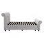 Grand lit de rangement Hartfried