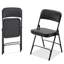 Ensemble de chaises pliantes empilables et rembourrées en simili cuir-2056982384